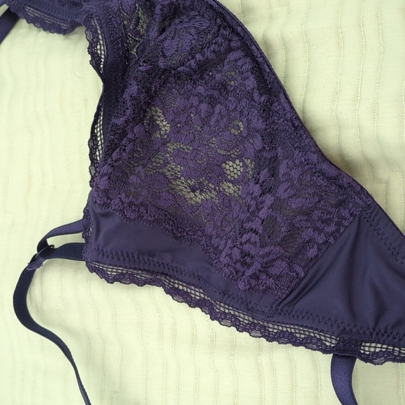 Free people laced purple bra - Picture 4 of 6